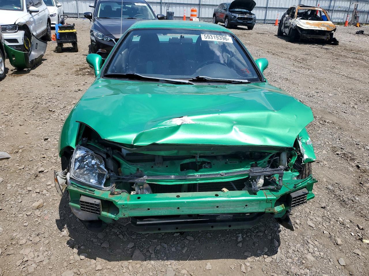 1994 Honda Civic Del Sol Si Green vin: JHMEH6263RS003719