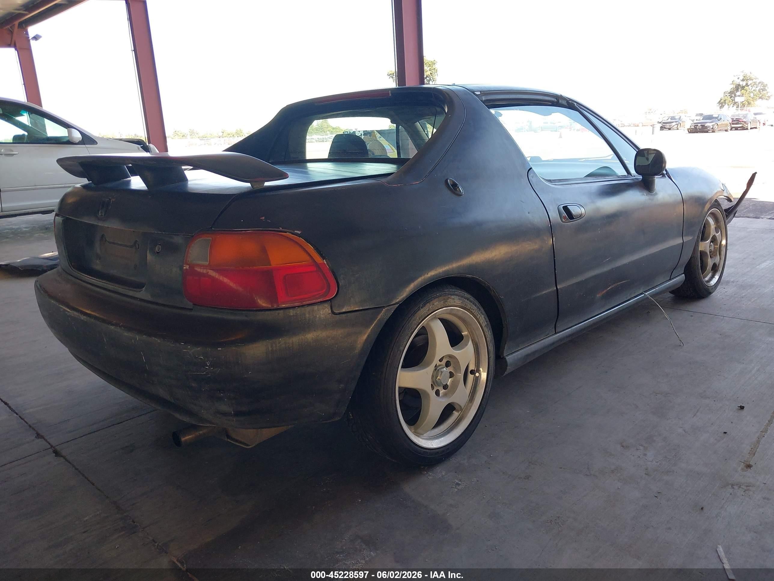 1993 Honda Civic Del Sol Si Black vin: JHMEH6264PS017545