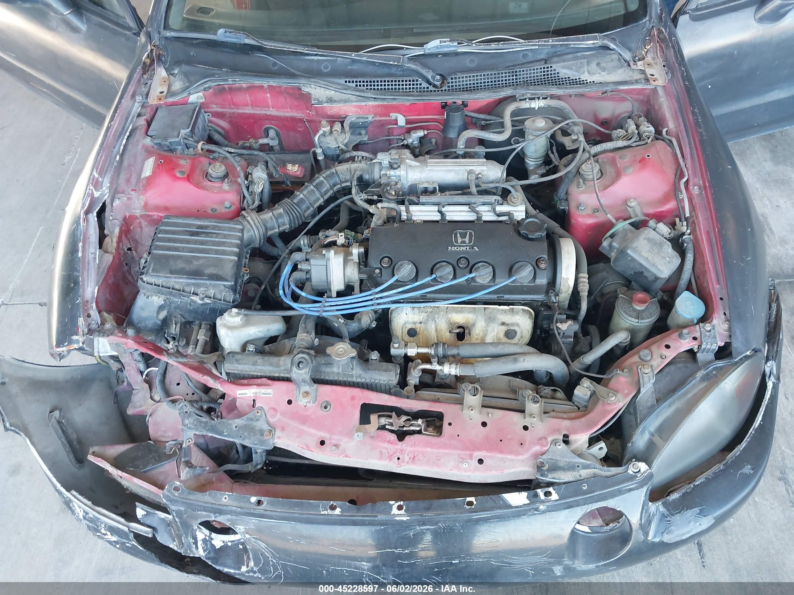 1993 Honda Civic Del Sol Si Black vin: JHMEH6264PS017545