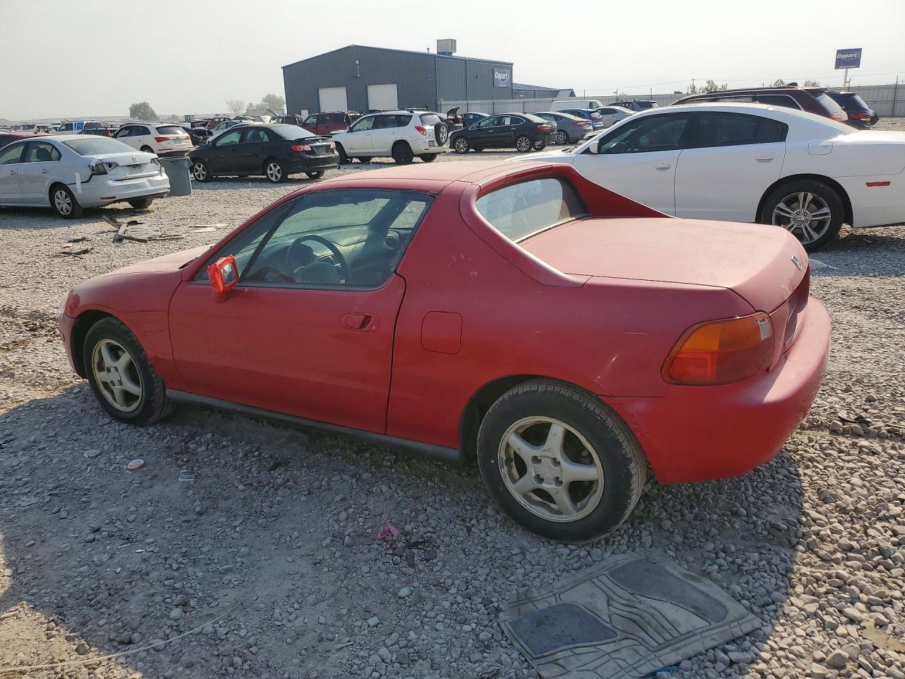1997 Honda Civic Del Sol Si Red vin: JHMEH6265VS001349