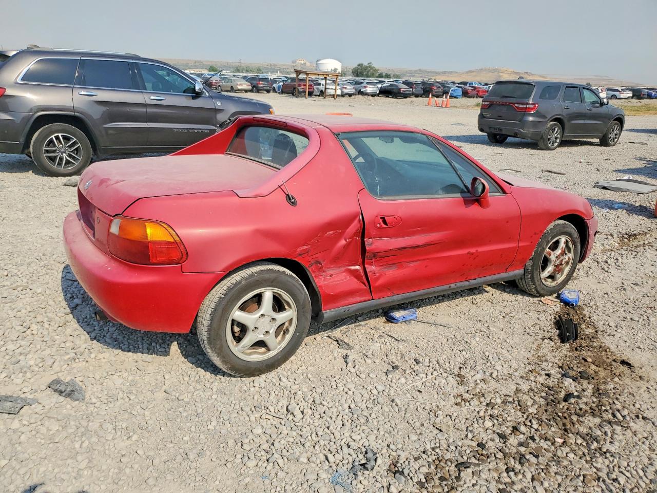 1997 Honda Civic Del Sol Si Red vin: JHMEH6265VS001349