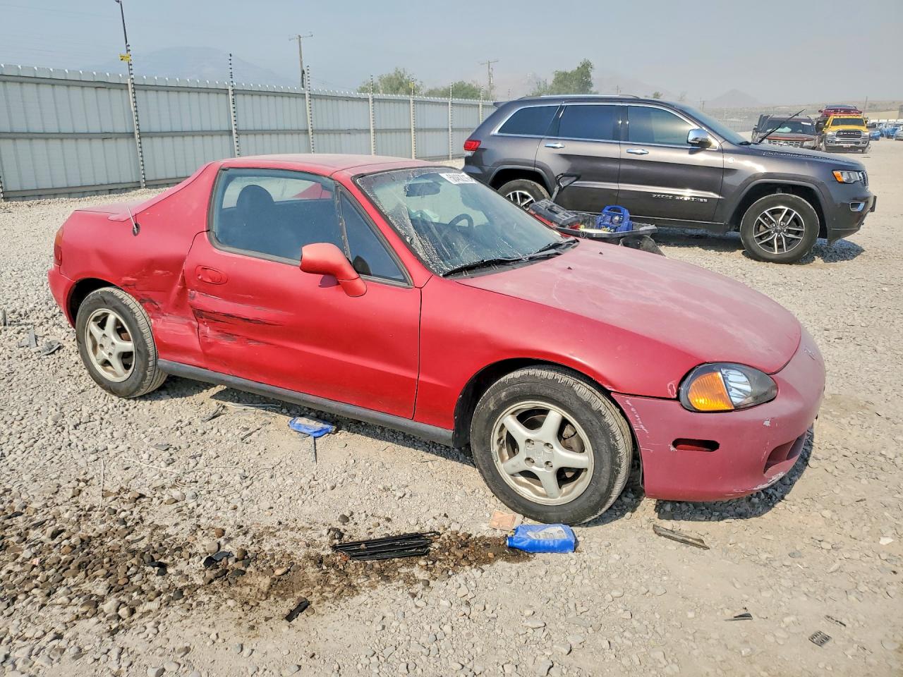 1997 Honda Civic Del Sol Si Red vin: JHMEH6265VS001349