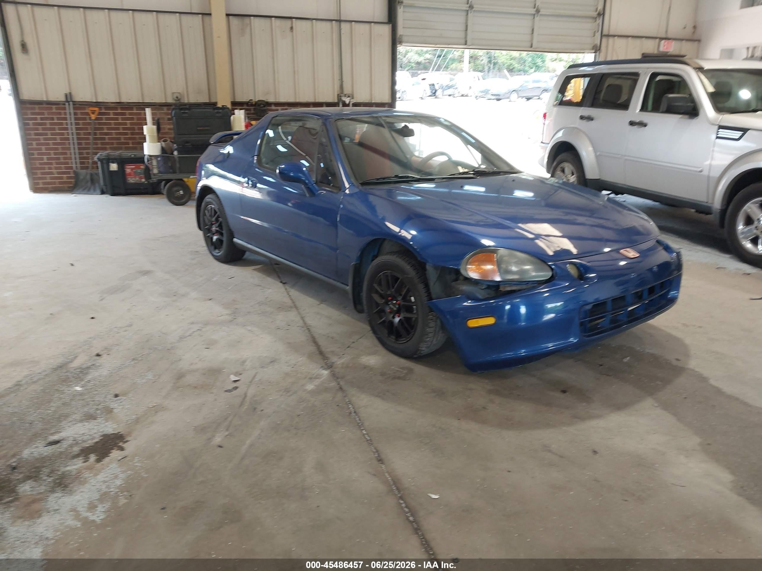 1993 Honda Civic Del Sol Si Blue vin: JHMEH6267PS013425
