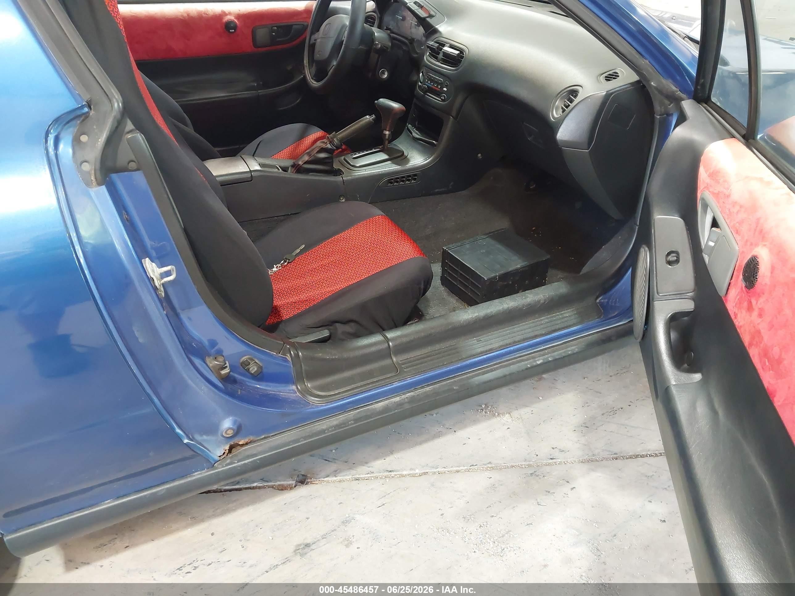 1993 Honda Civic Del Sol Si Blue vin: JHMEH6267PS013425