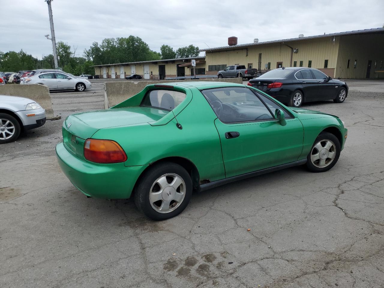 1993 Honda Civic Del Sol Si Green vin: JHMEH6268PS002773