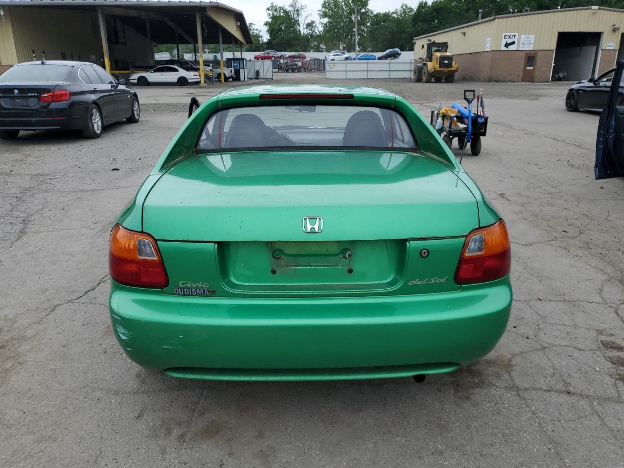 1993 Honda Civic Del Sol Si Green vin: JHMEH6268PS002773