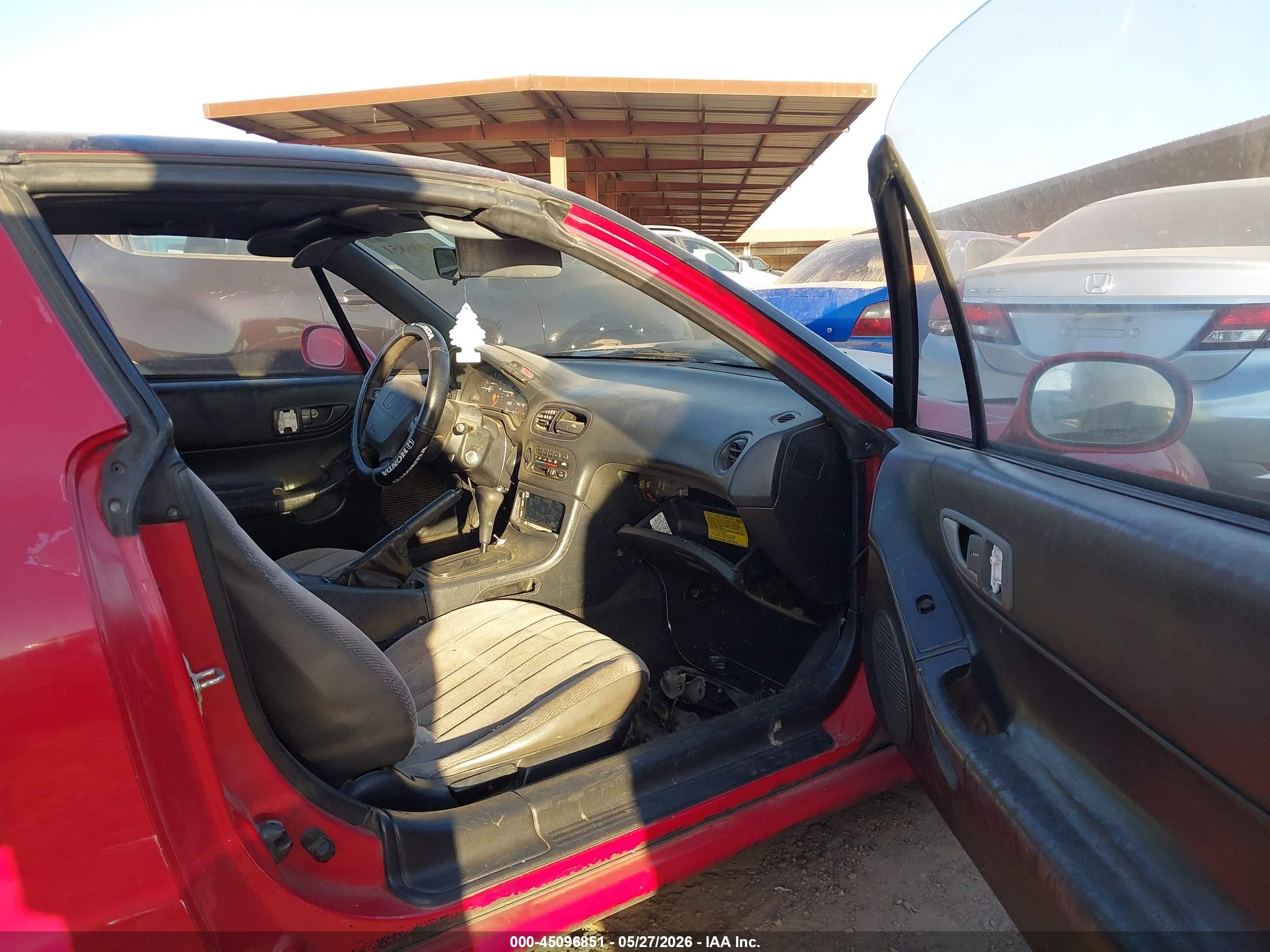 1993 Honda Civic Del Sol Si Red vin: JHMEH6269PS009425