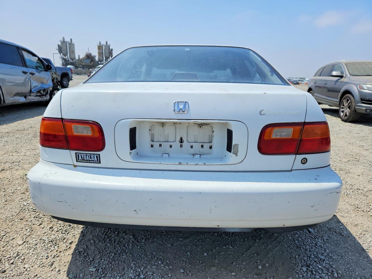 1992 Honda Civic Ex White vin: JHMEH9591NS007298