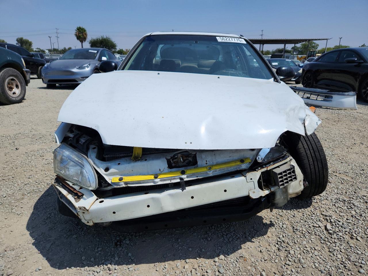 1992 Honda Civic Ex White vin: JHMEH9591NS007298