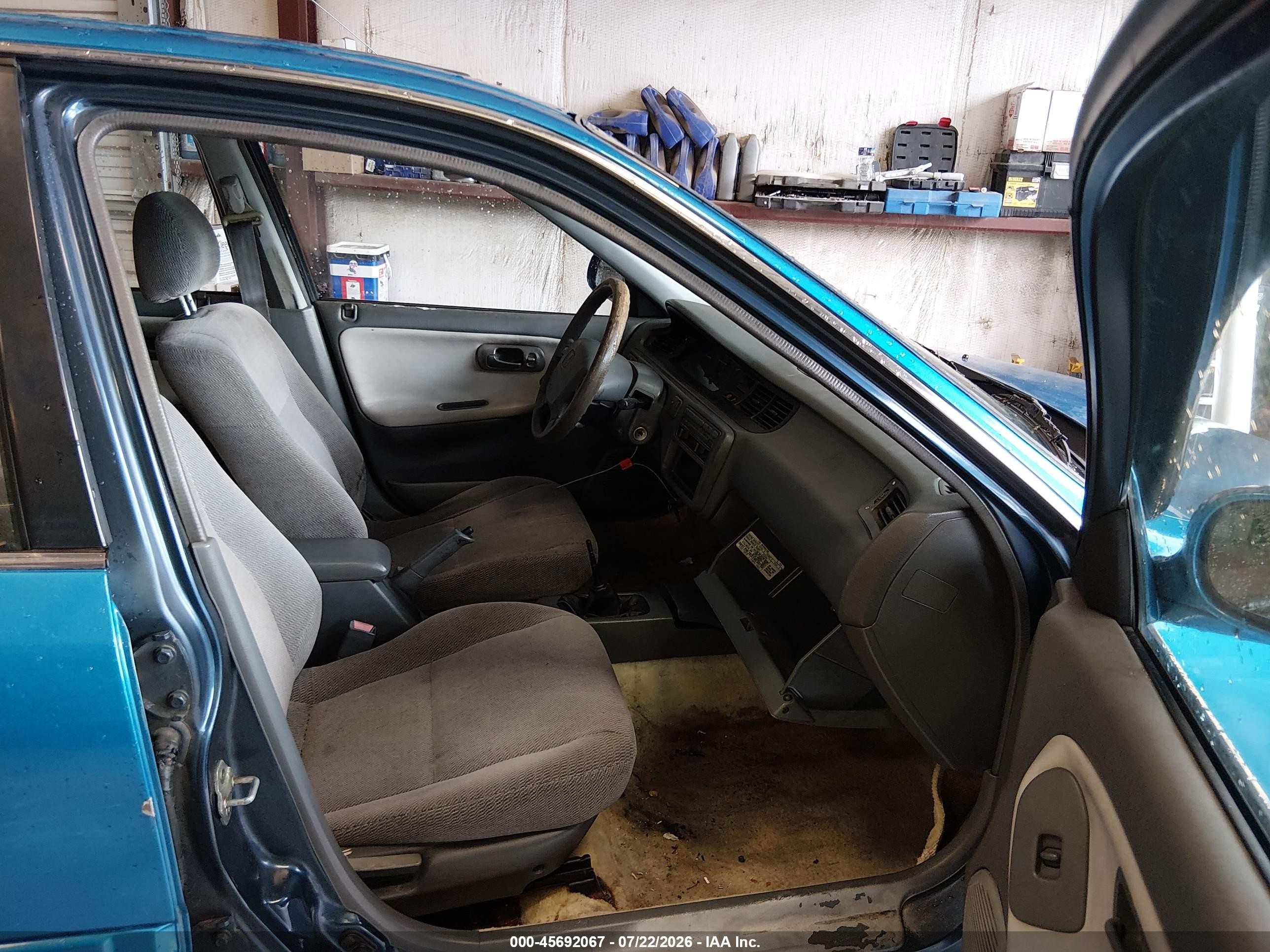 1993 Honda Civic Ex/ex-v Blue vin: JHMEH9598PS008936