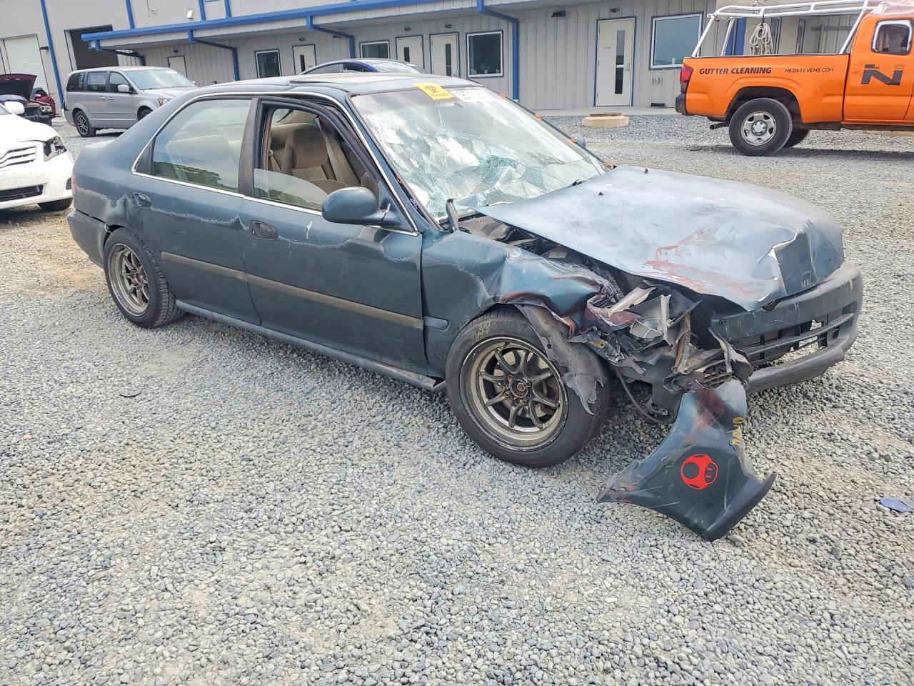 1995 Honda Civic Ex Green vin: JHMEH9598SS022148