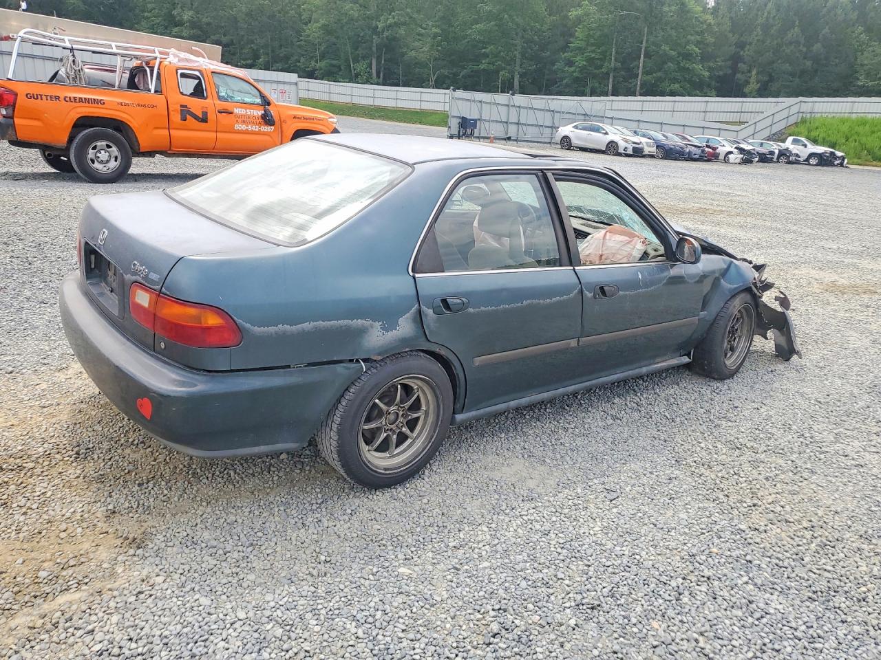 1995 Honda Civic Ex Green vin: JHMEH9598SS022148