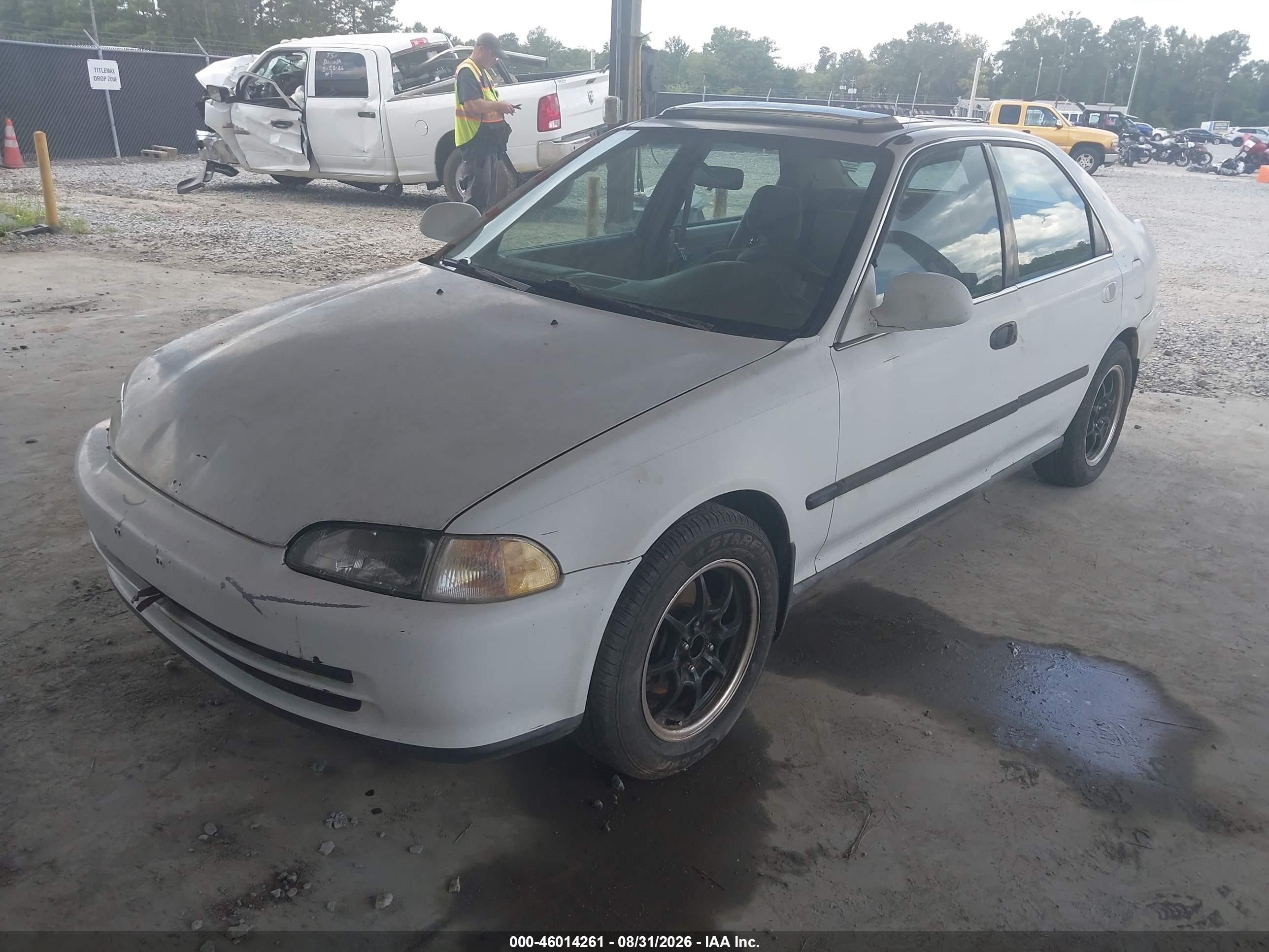 1994 Honda Civic Ex Белый vin: JHMEH9693RS005301