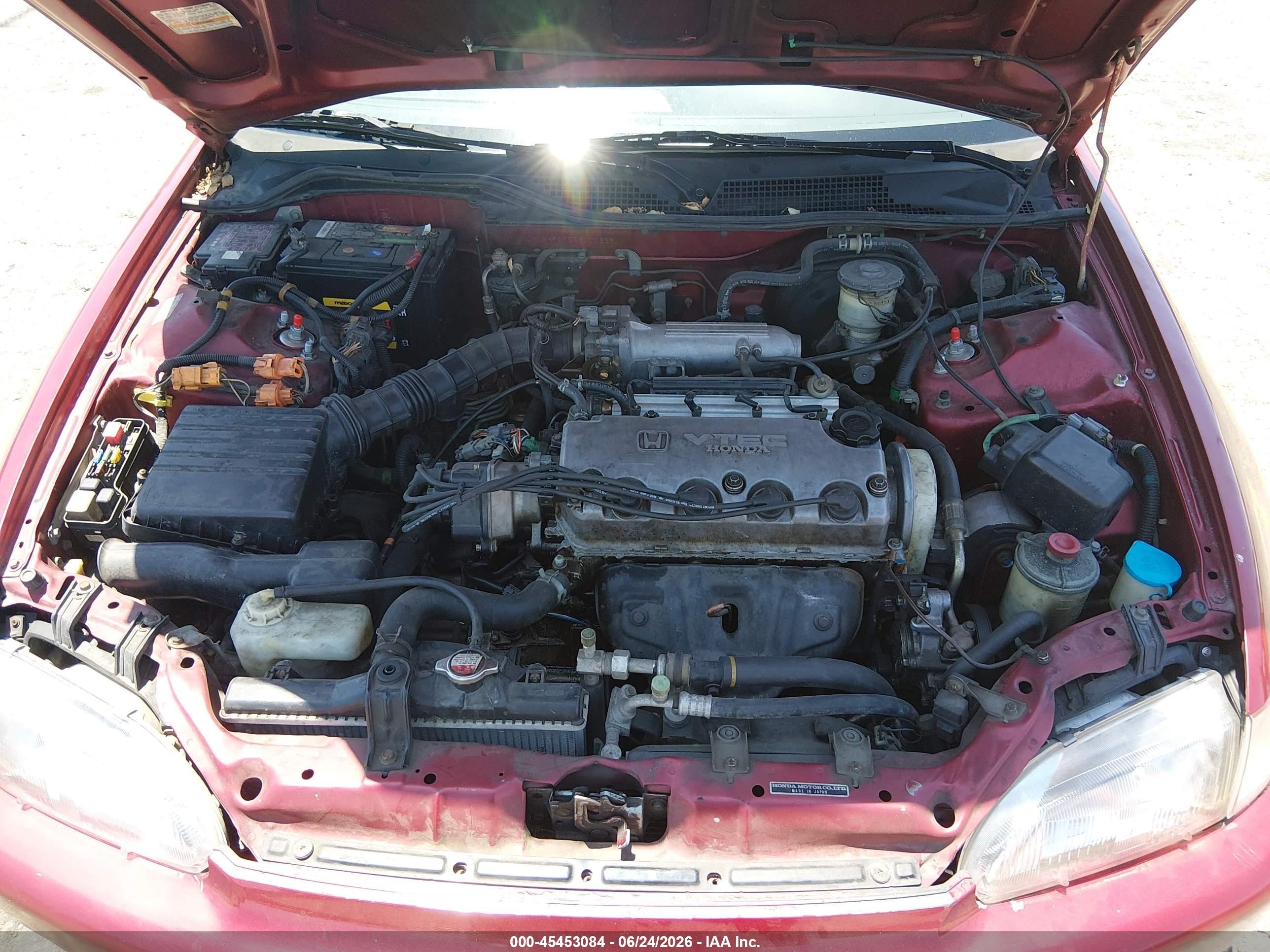 1994 Honda Civic Ex Red vin: JHMEH9695RS003629