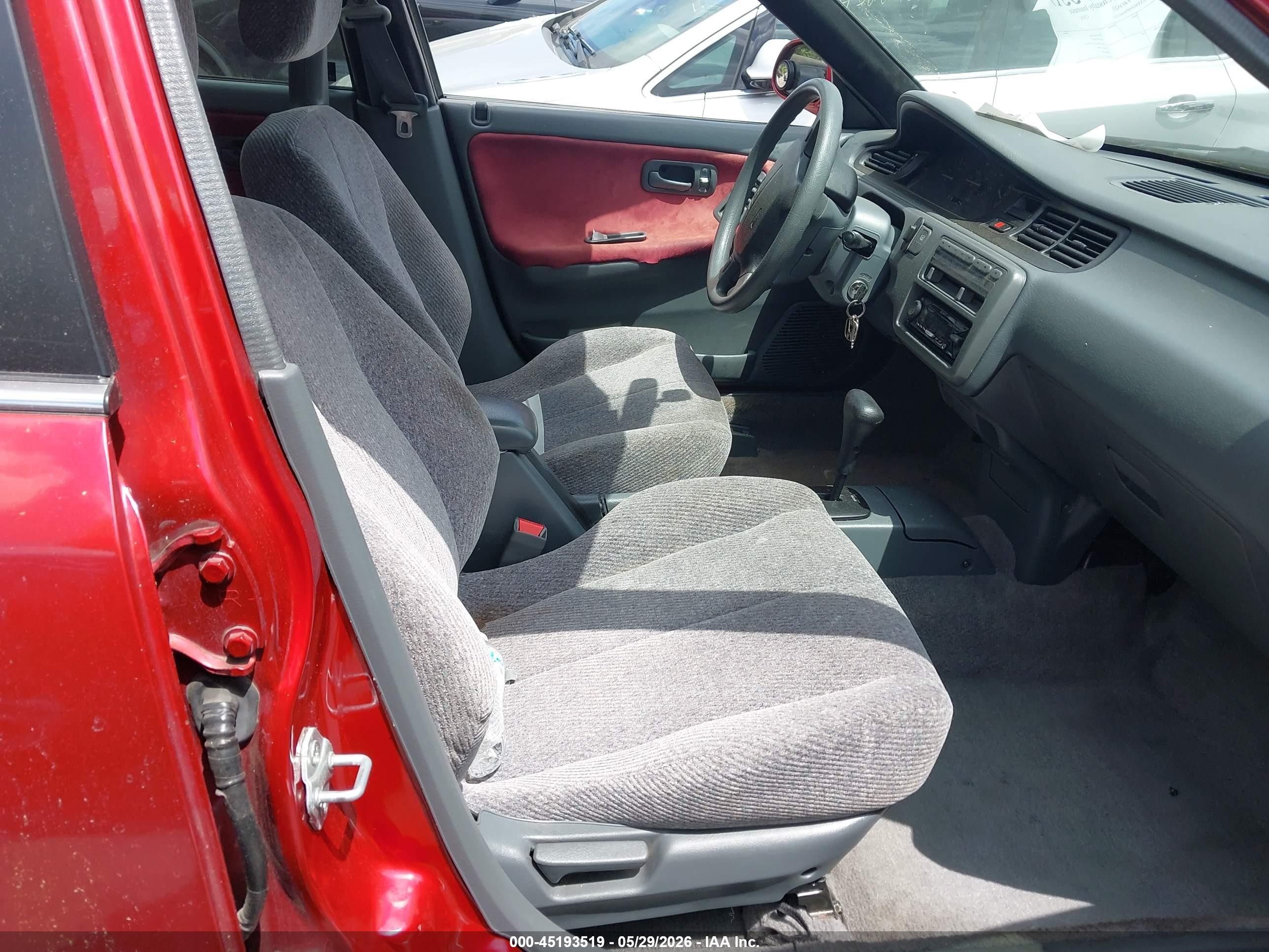 1993 Honda Civic Ex/ex-v Red vin: JHMEH9699PS003159