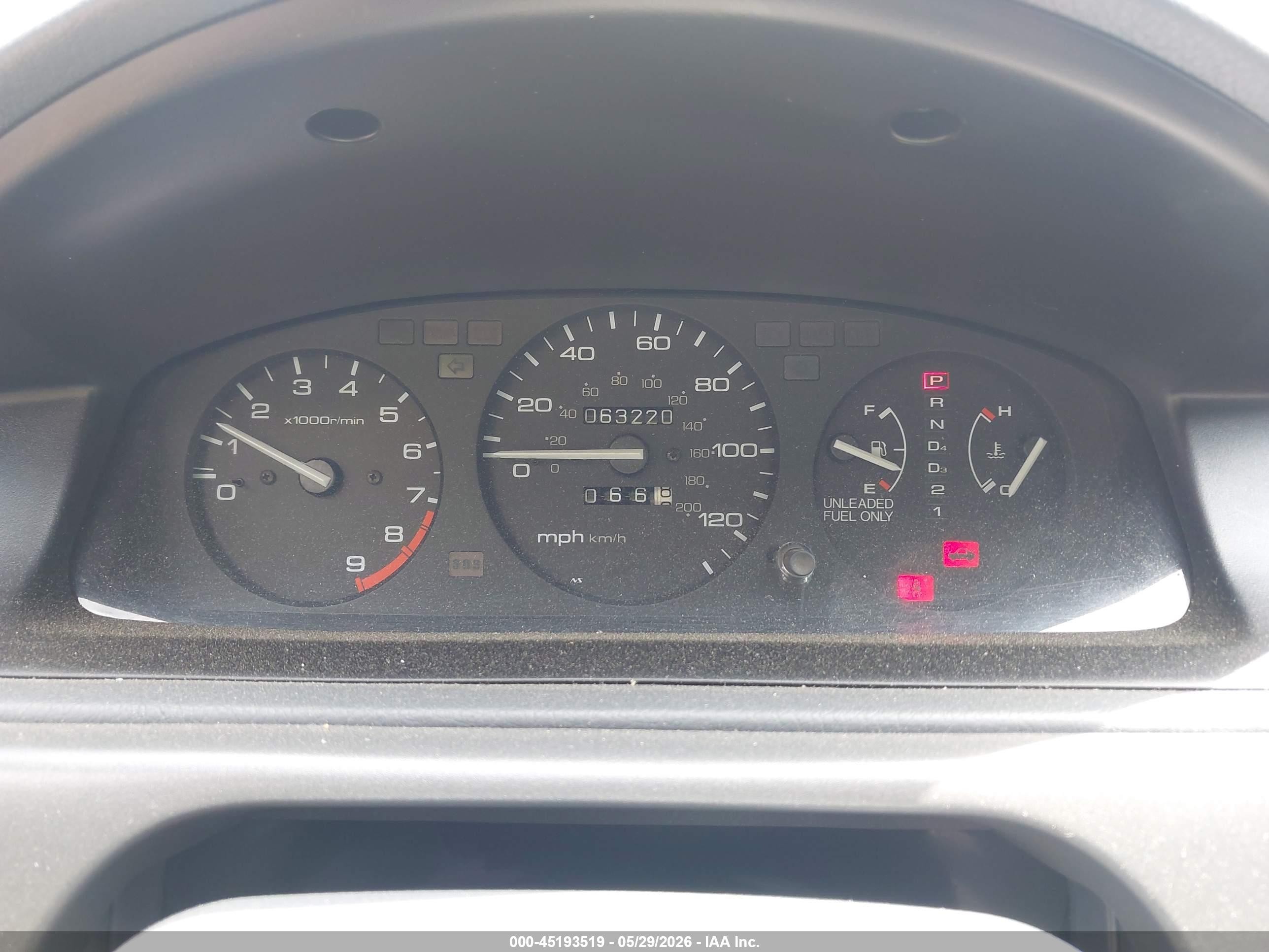 1993 Honda Civic Ex/ex-v Red vin: JHMEH9699PS003159