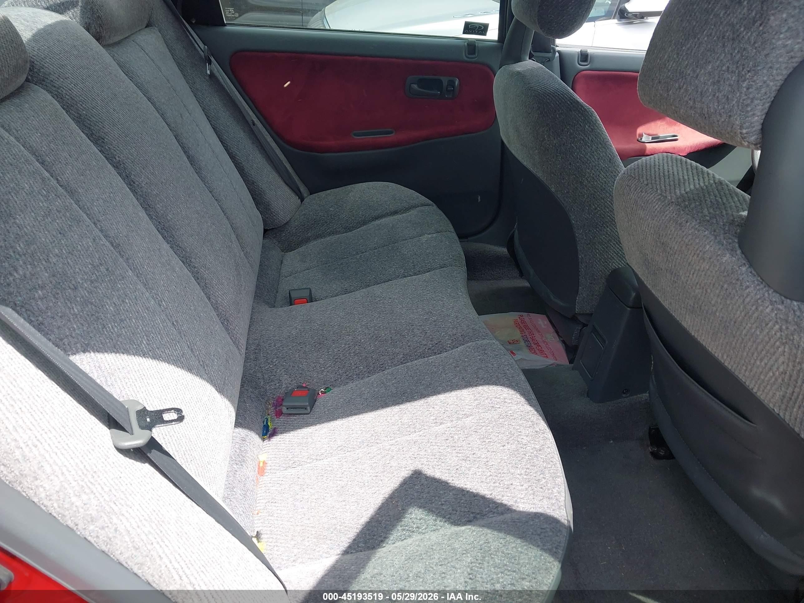 1993 Honda Civic Ex/ex-v Red vin: JHMEH9699PS003159
