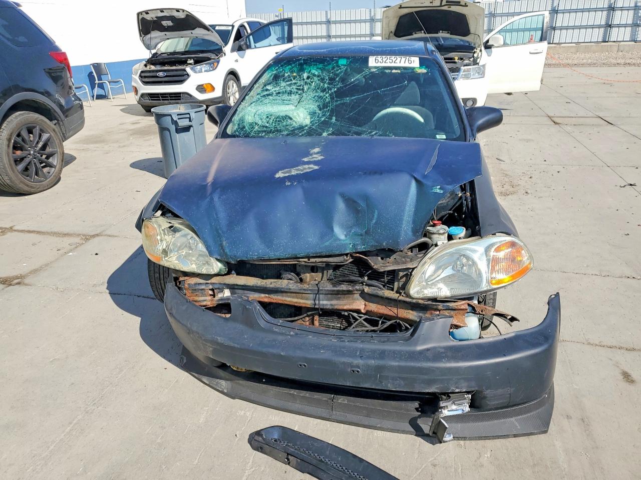 1997 Honda Civic Dx Teal vin: JHMEJ6523VS035223