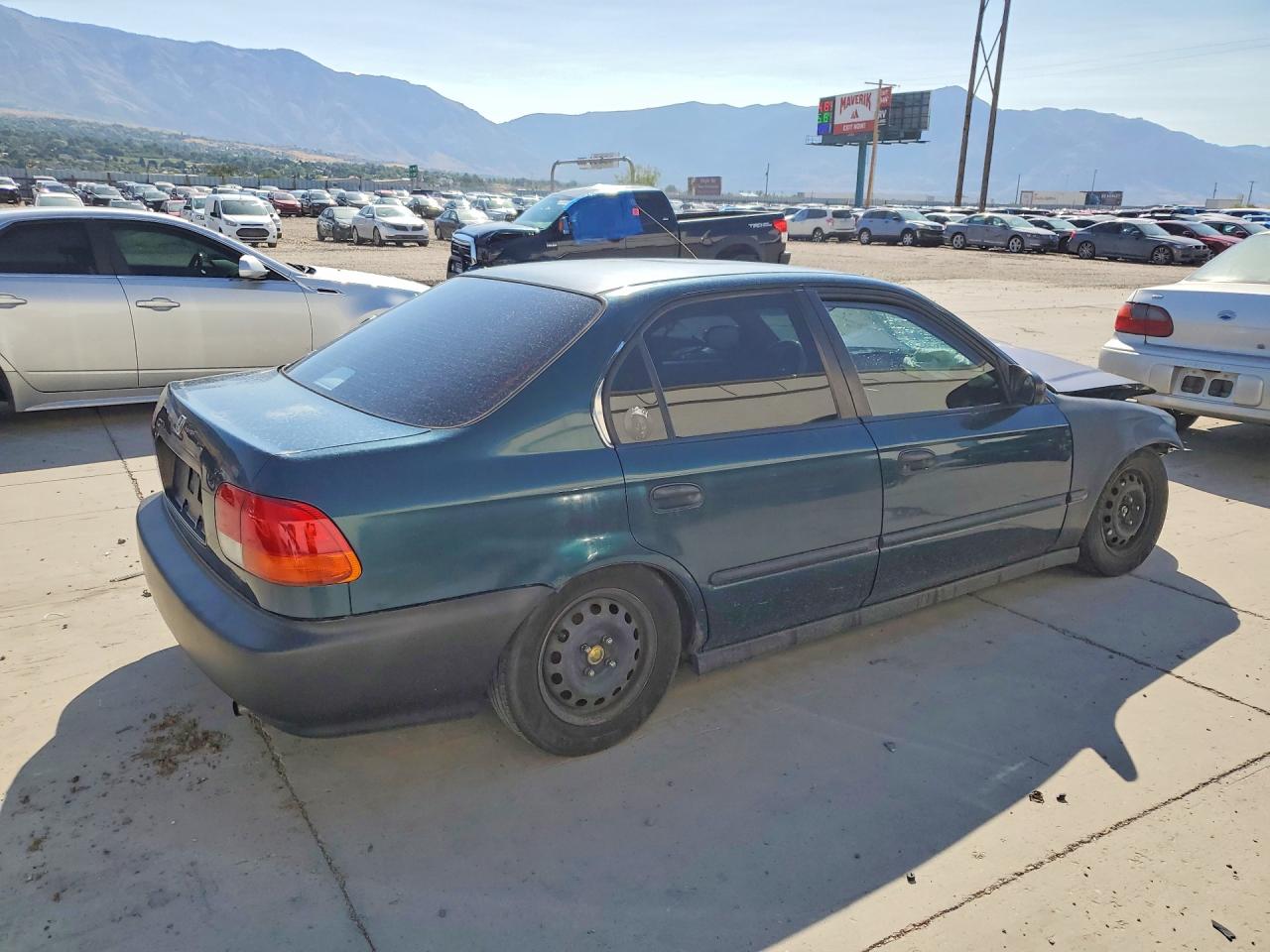 1997 Honda Civic Dx Teal vin: JHMEJ6523VS035223