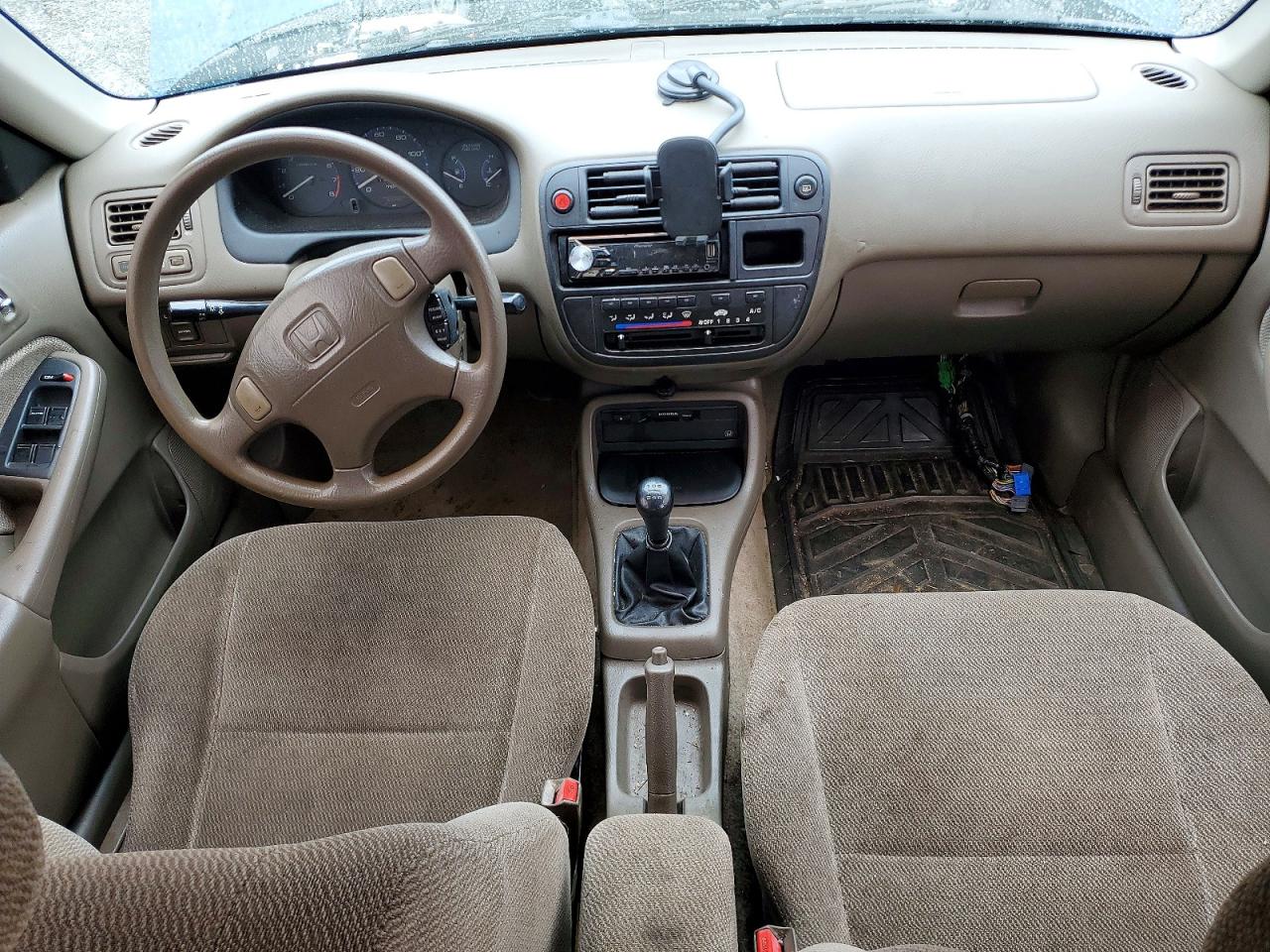 1997 Honda Civic Lx Green vin: JHMEJ6577VS013866