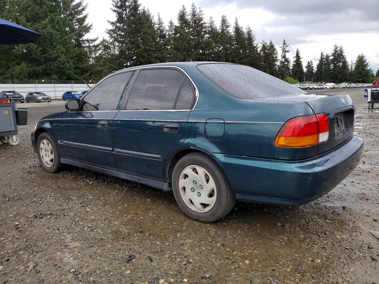 1997 Honda Civic Lx Green vin: JHMEJ6577VS013866