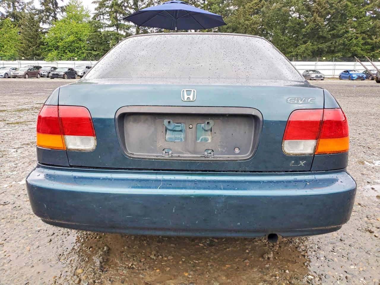 1997 Honda Civic Lx Green vin: JHMEJ6577VS013866