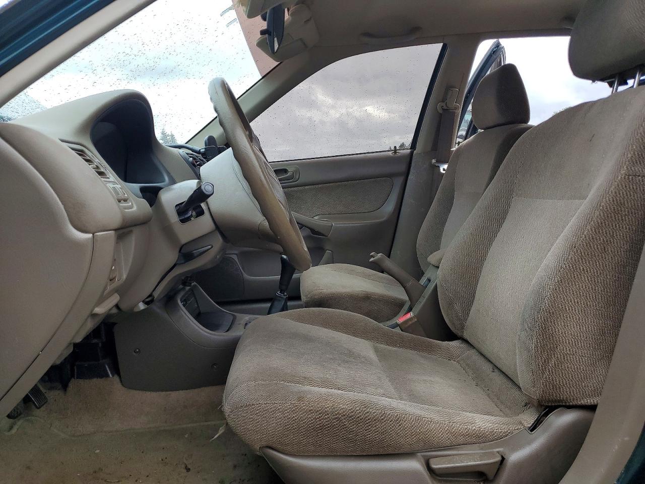 1997 Honda Civic Lx Green vin: JHMEJ6577VS013866