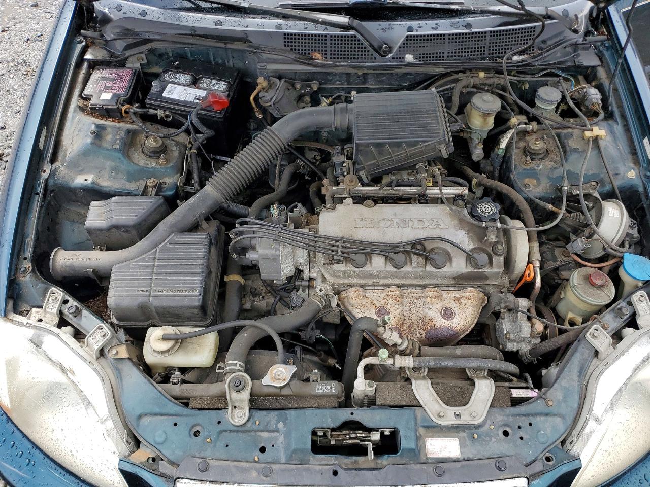 1997 Honda Civic Lx Green vin: JHMEJ6577VS013866