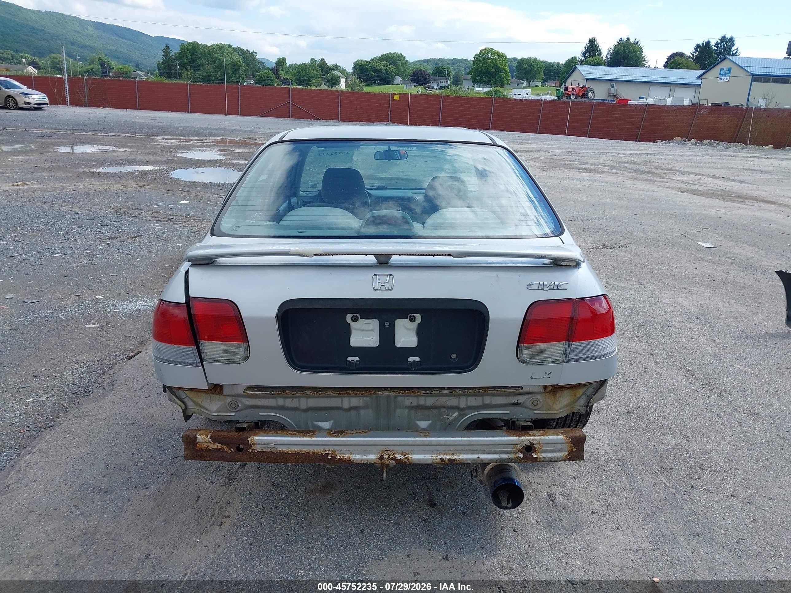 1997 Honda Civic Lx Серебряный vin: JHMEJ6579VS022097