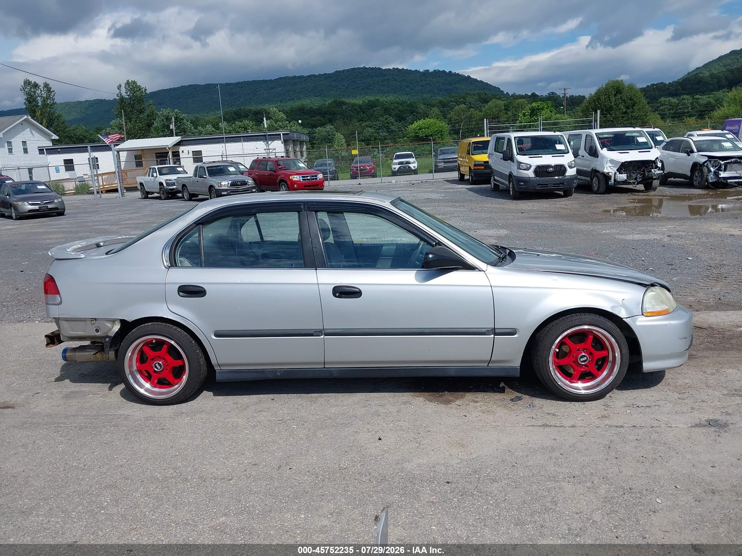 1997 Honda Civic Lx Серебряный vin: JHMEJ6579VS022097