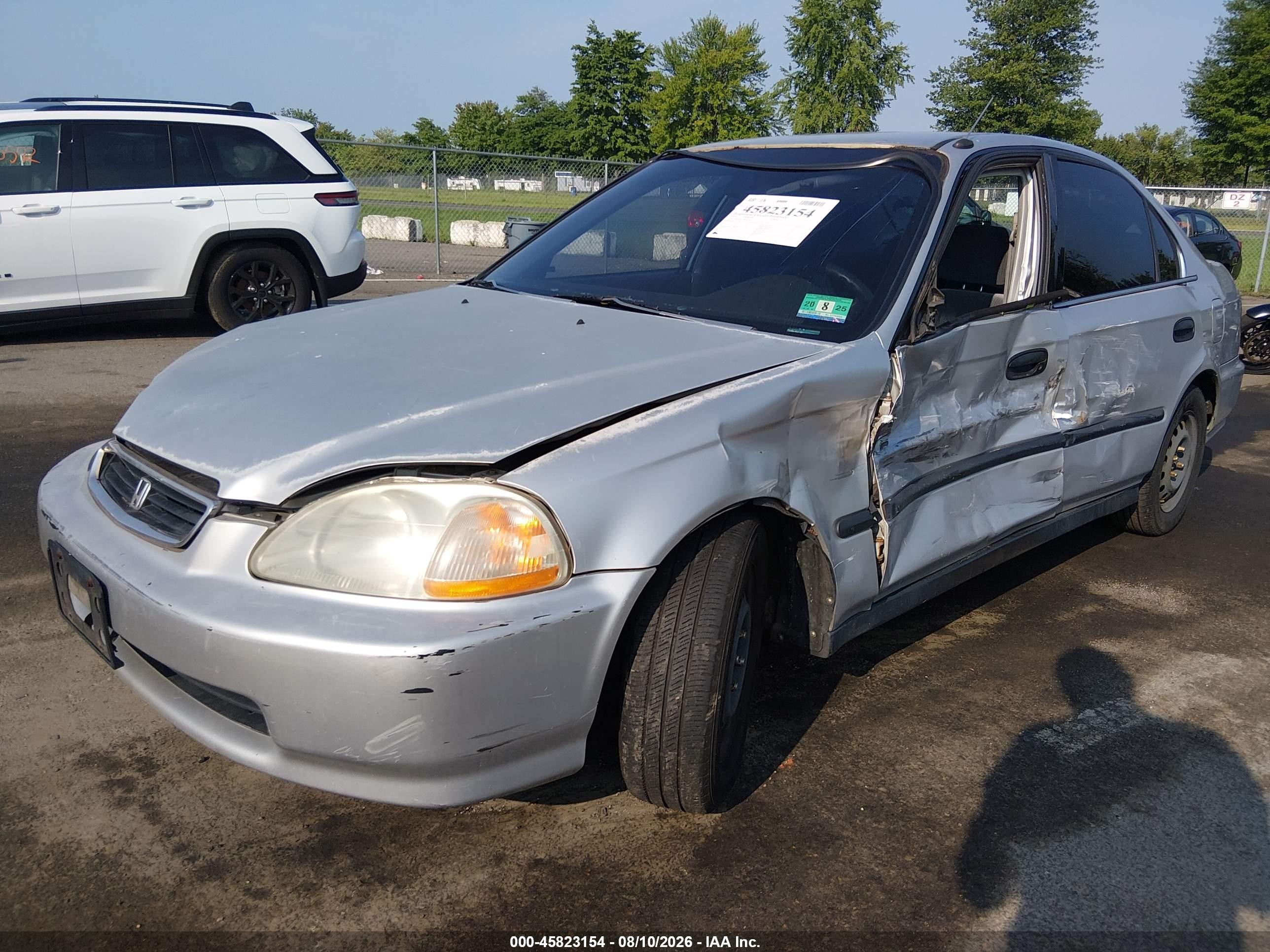 1997 Honda Civic Dx Silver vin: JHMEJ6623VS031025