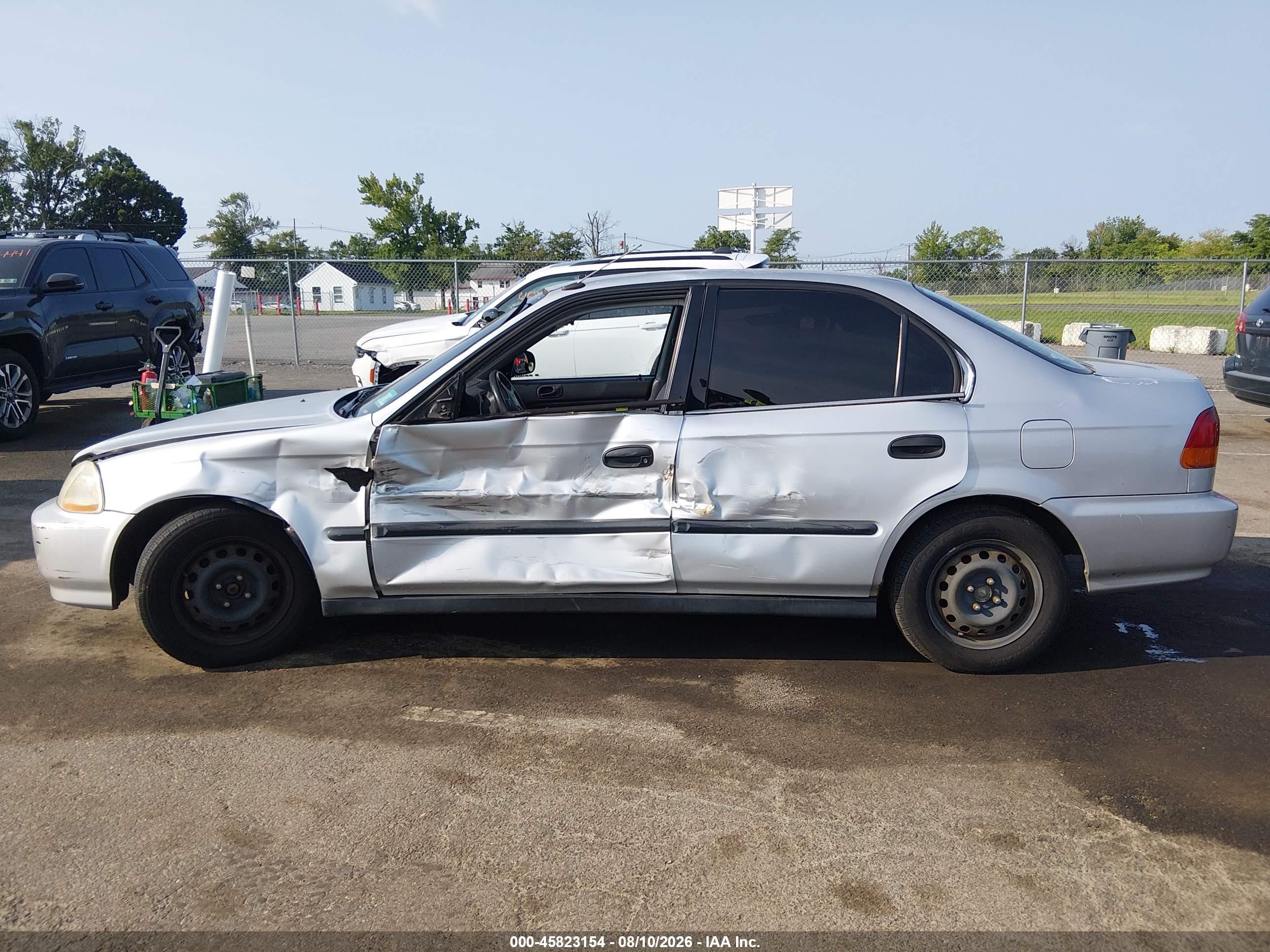 1997 Honda Civic Dx Silver vin: JHMEJ6623VS031025