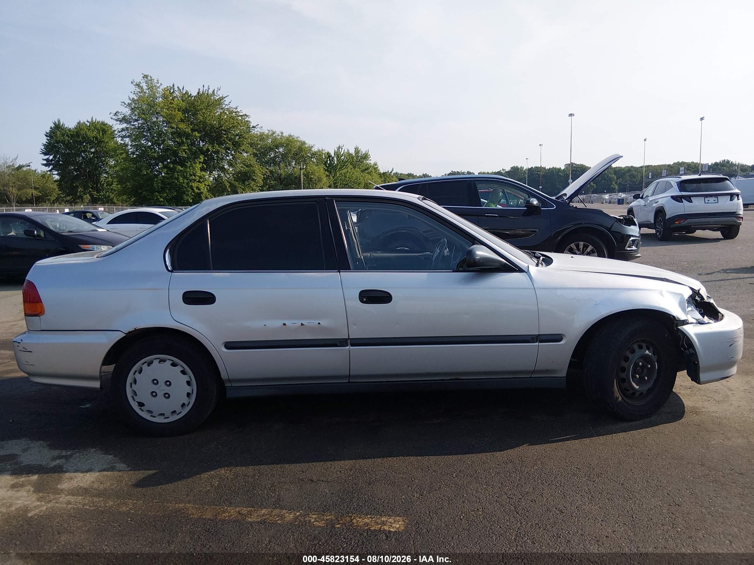 1997 Honda Civic Dx Silver vin: JHMEJ6623VS031025