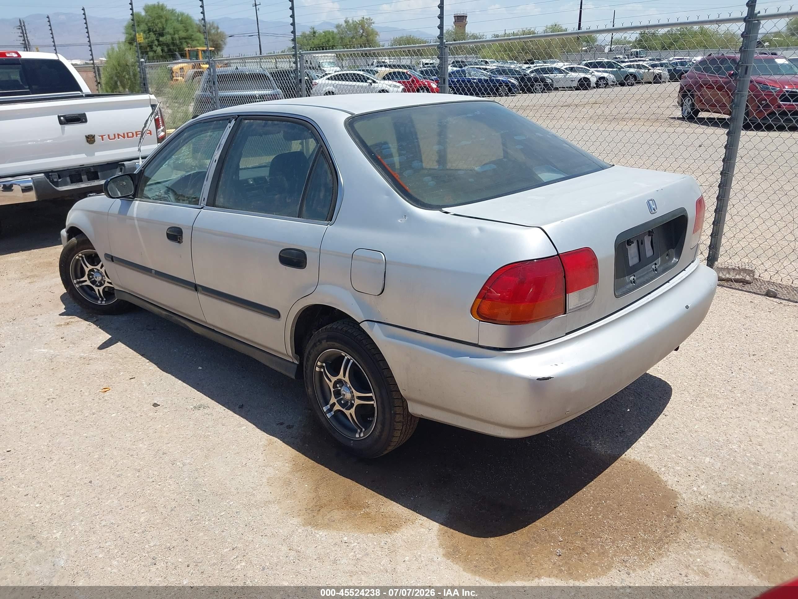 1997 Honda Civic Lx Silver vin: JHMEJ6671VS028779