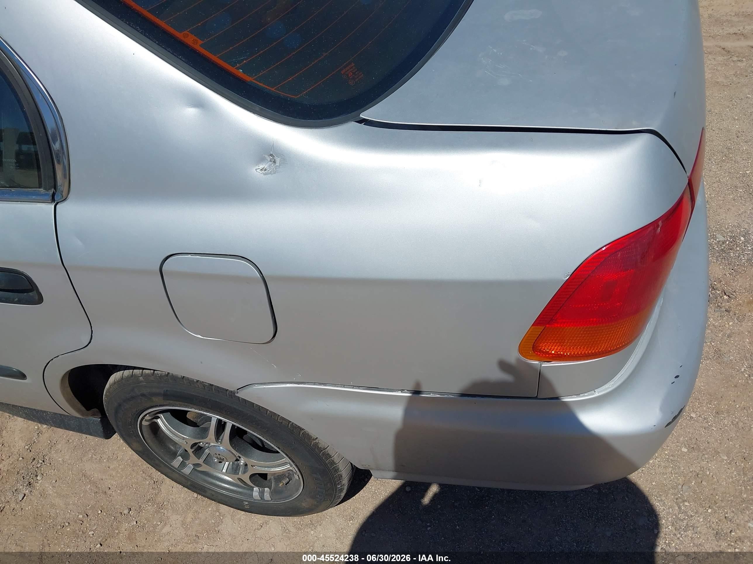 1997 Honda Civic Lx Silver vin: JHMEJ6671VS028779
