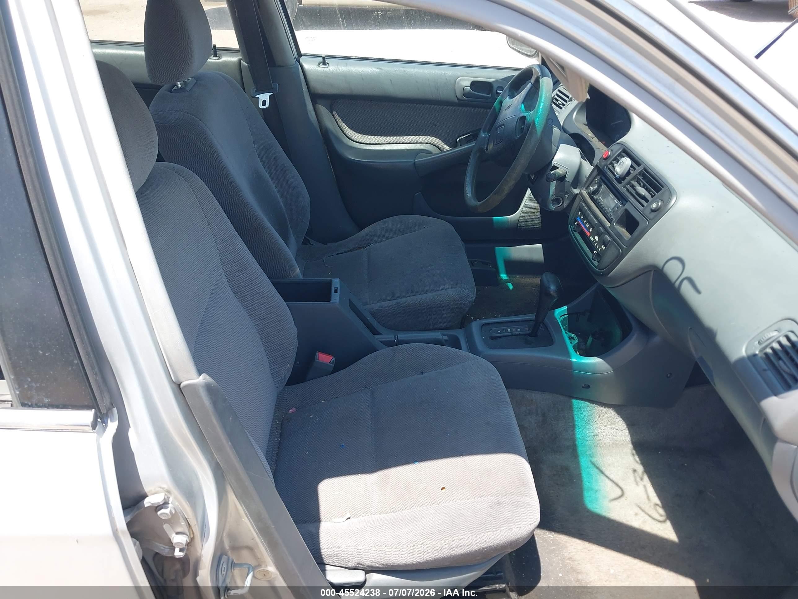 1997 Honda Civic Lx Silver vin: JHMEJ6671VS028779