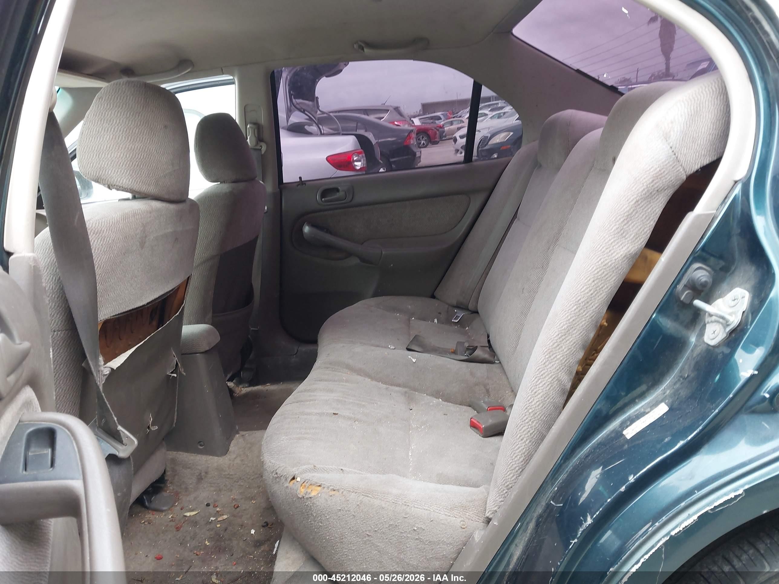 1997 Honda Civic Lx Green vin: JHMEJ6671VS037529