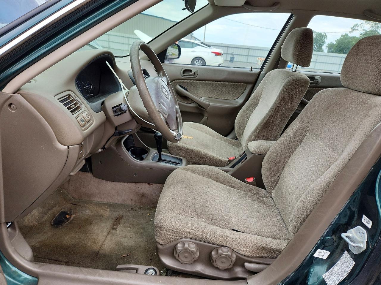 2000 Honda Civic Lx Green vin: JHMEJ6671YS000209