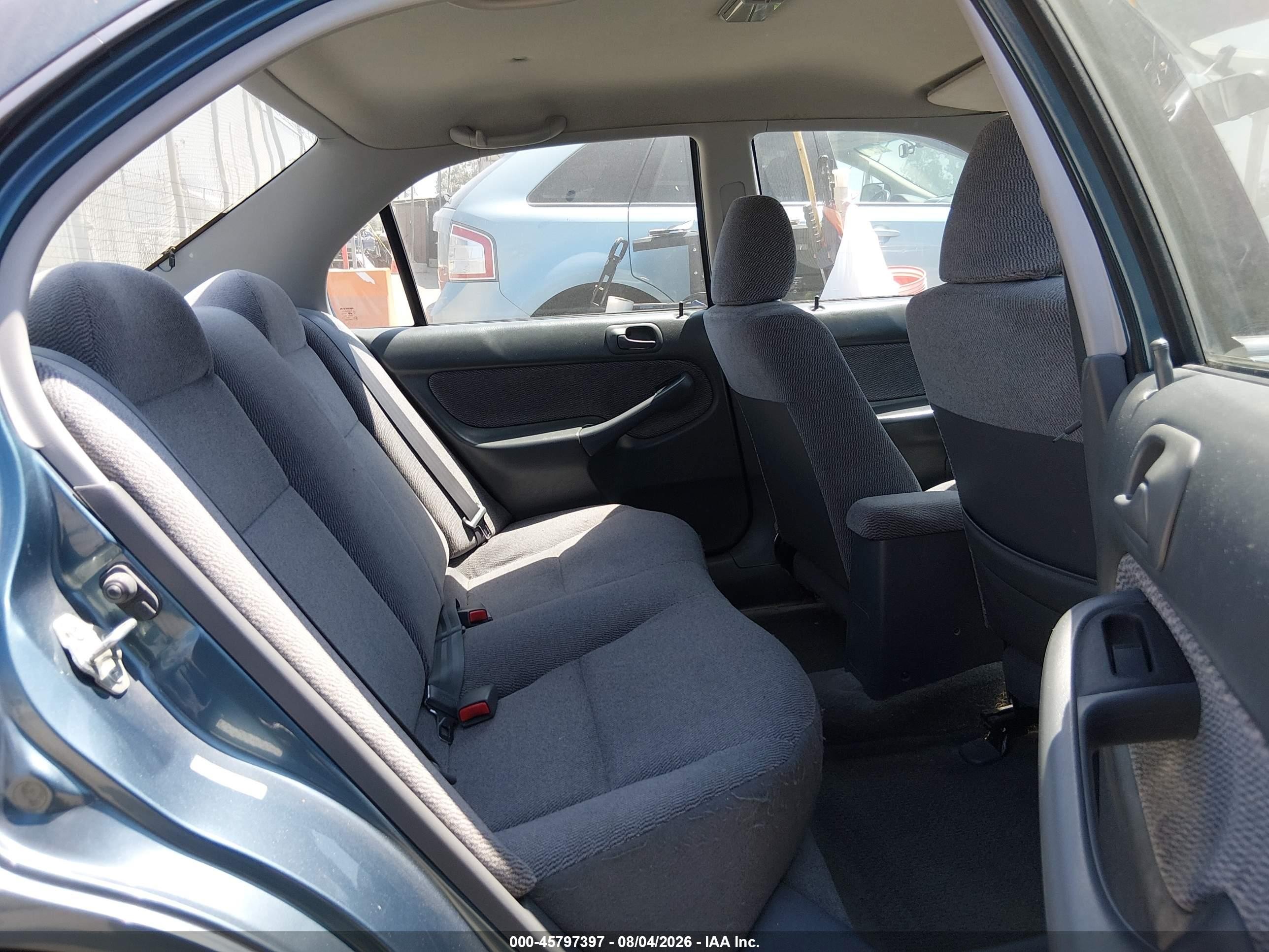 1998 Honda Civic Lx Turquoise vin: JHMEJ6673WS003397