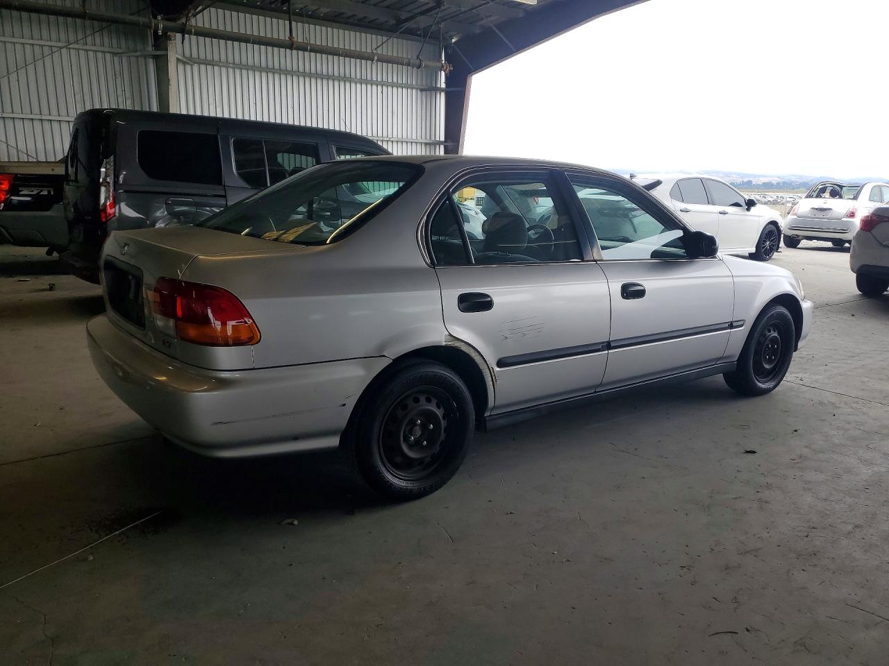 1998 Honda Civic Lx Silver vin: JHMEJ6673WS012309