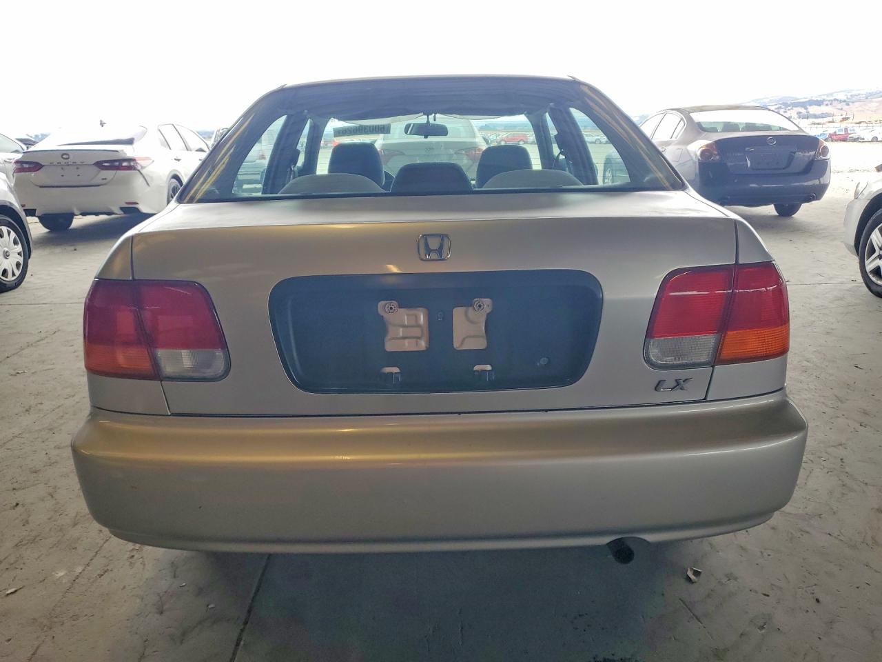 1998 Honda Civic Lx Silver vin: JHMEJ6673WS012309
