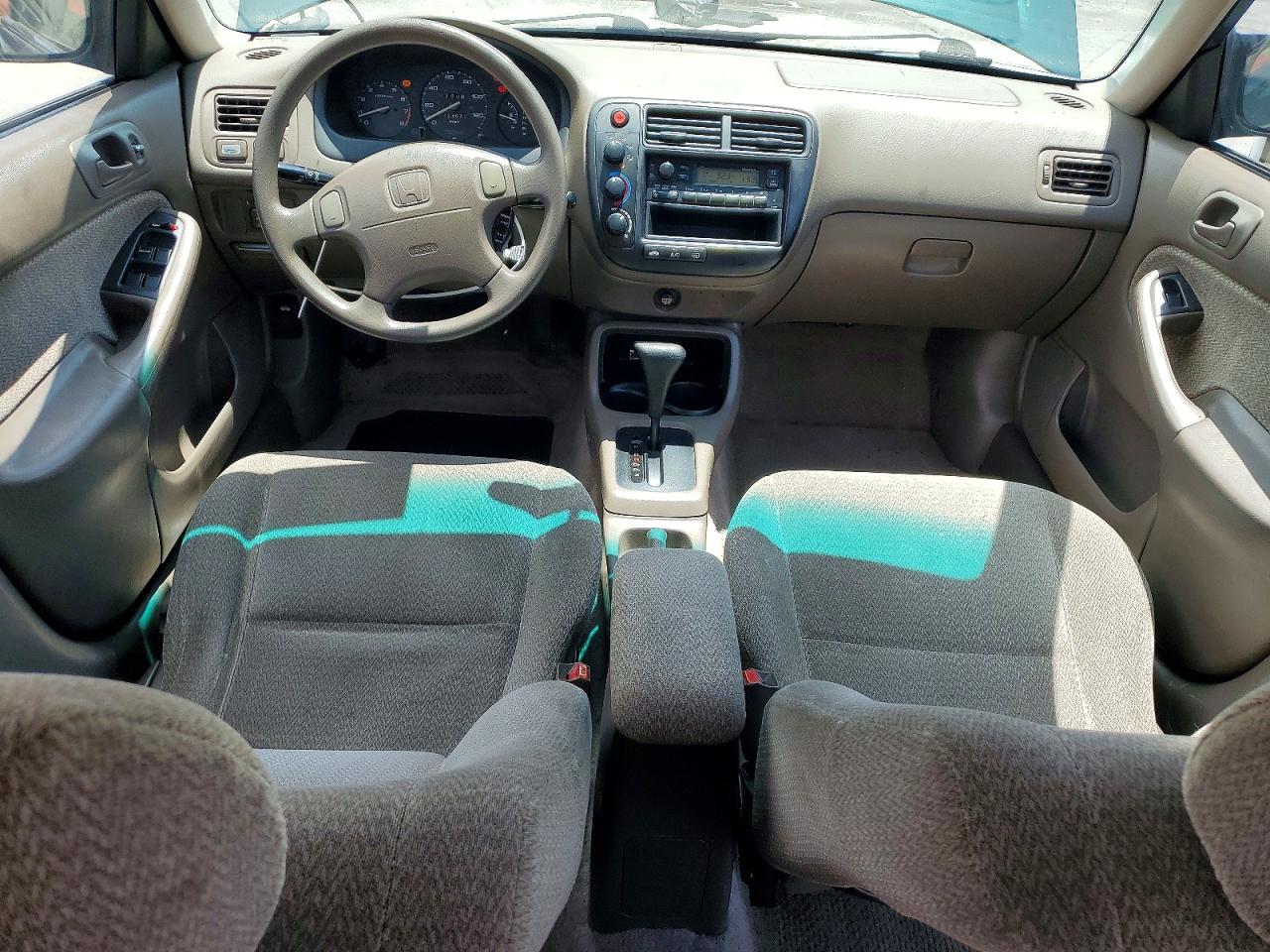 2000 Honda Civic Lx Green vin: JHMEJ6674YS006330