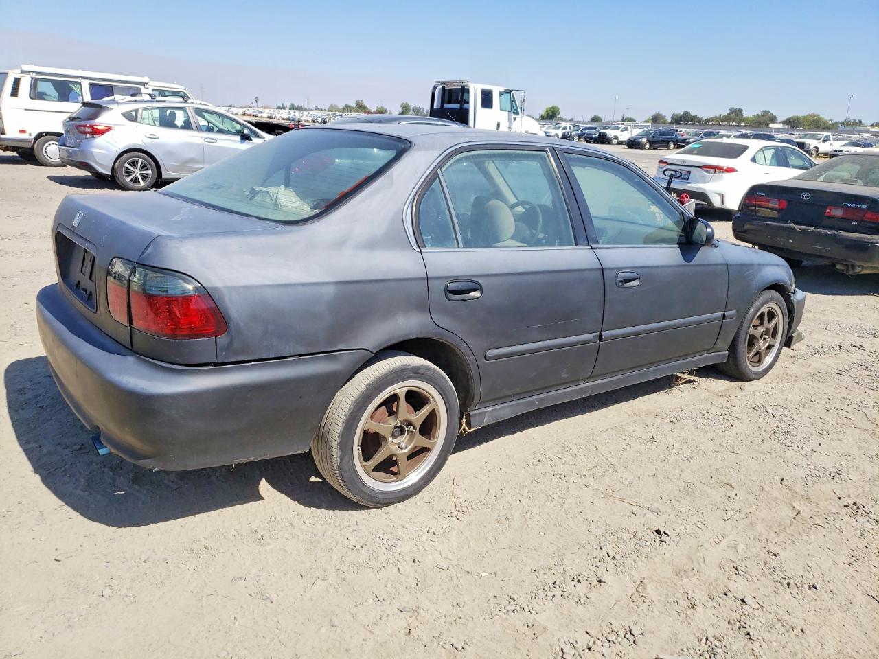 1998 Honda Civic Lx Серый vin: JHMEJ6678WS015061