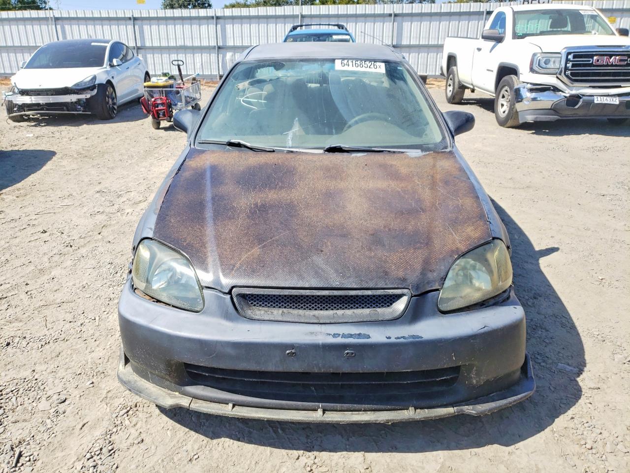 1998 Honda Civic Lx Серый vin: JHMEJ6678WS015061