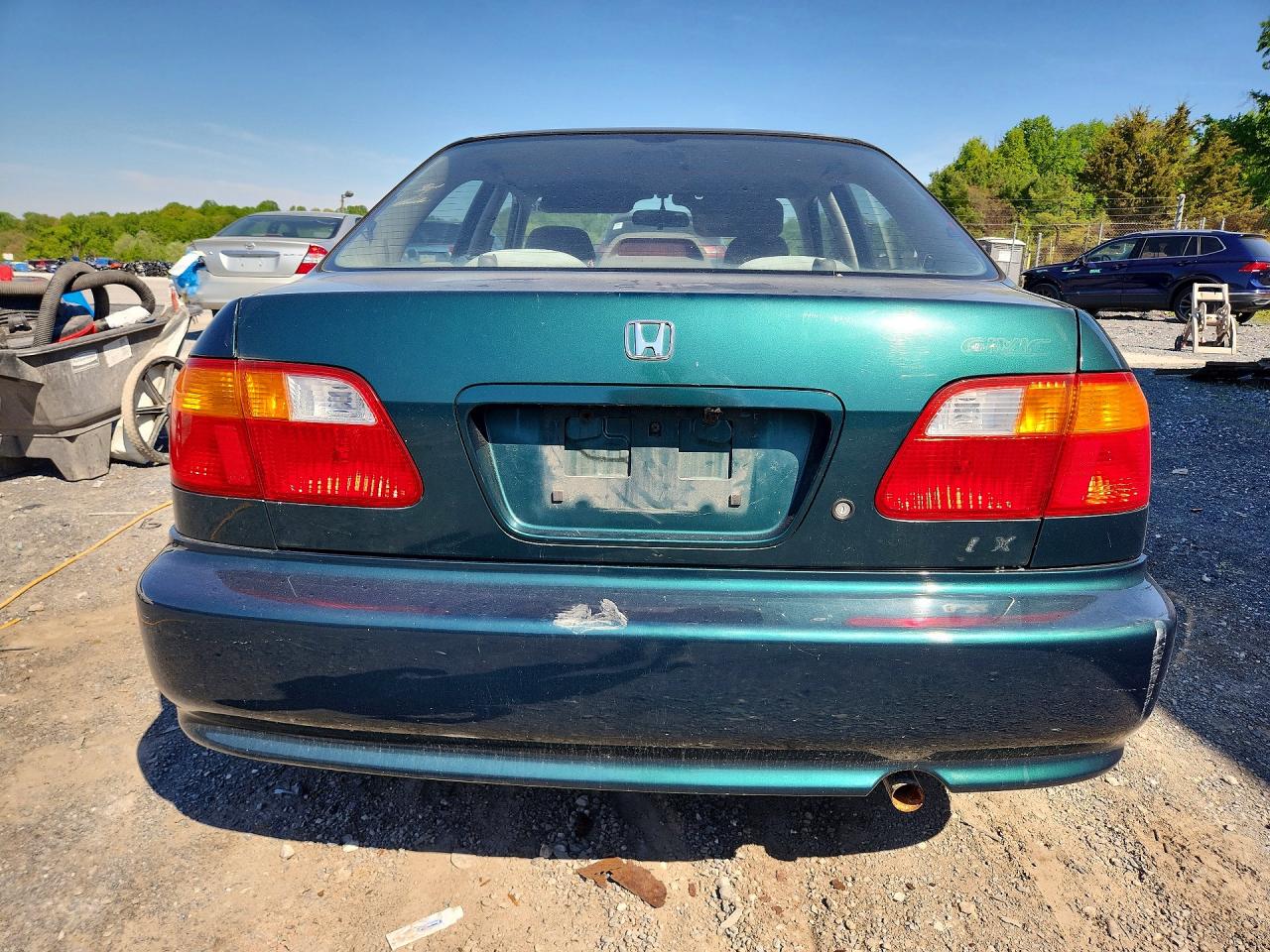 2000 Honda Civic Lx Green vin: JHMEJ667XYS004579