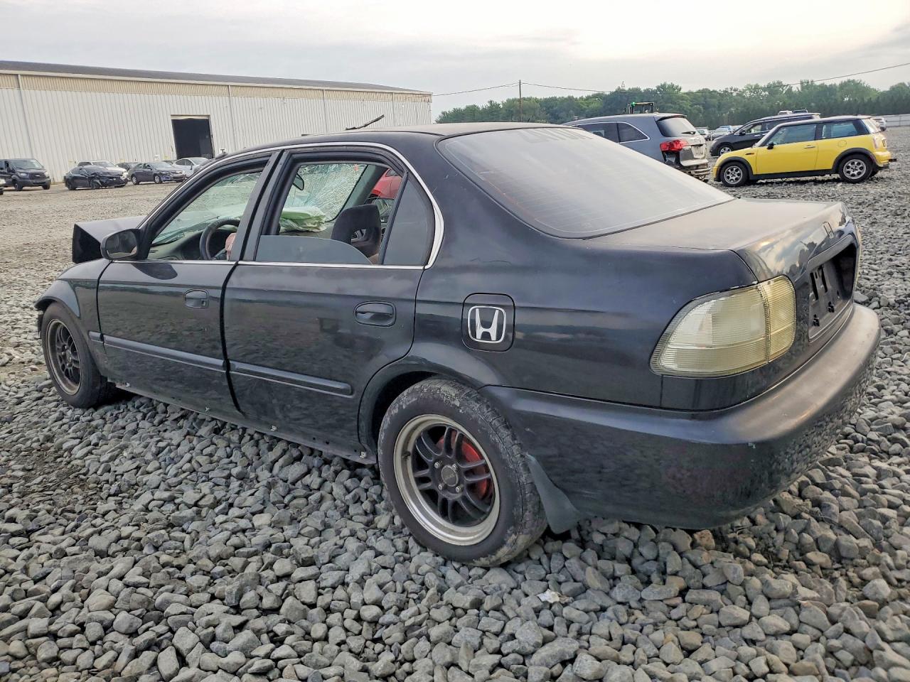 1997 Hond Civic Black vin: JHMEJ8640VS005608