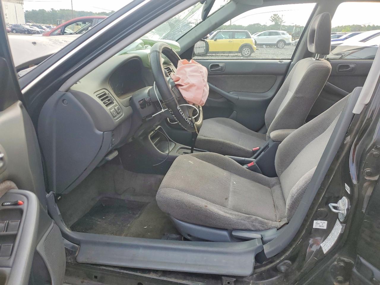 1997 Hond Civic Black vin: JHMEJ8640VS005608