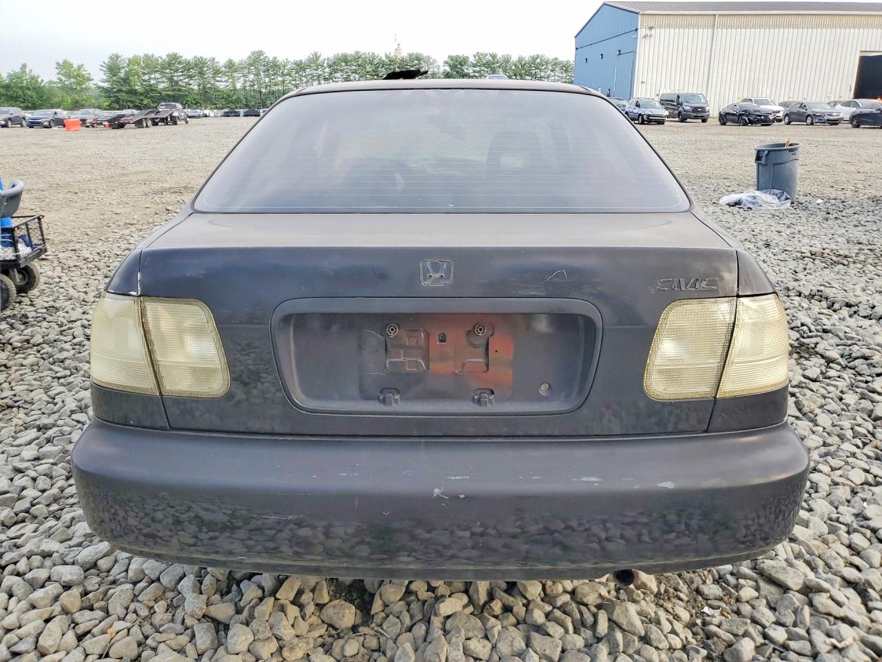 1997 Hond Civic Black vin: JHMEJ8640VS005608