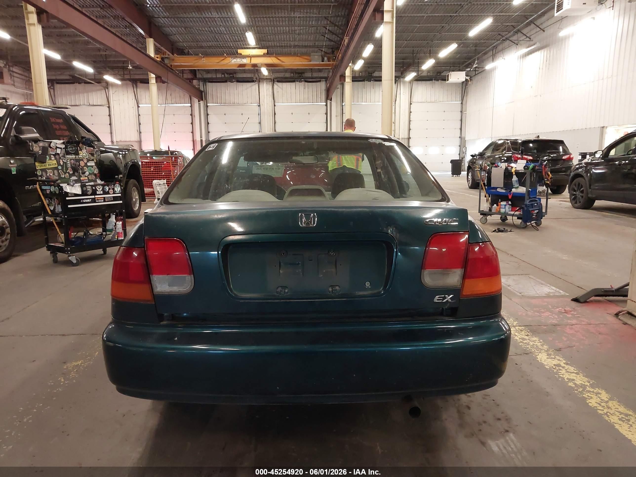 1998 Honda Civic Ex Green vin: JHMEJ8641WS002508