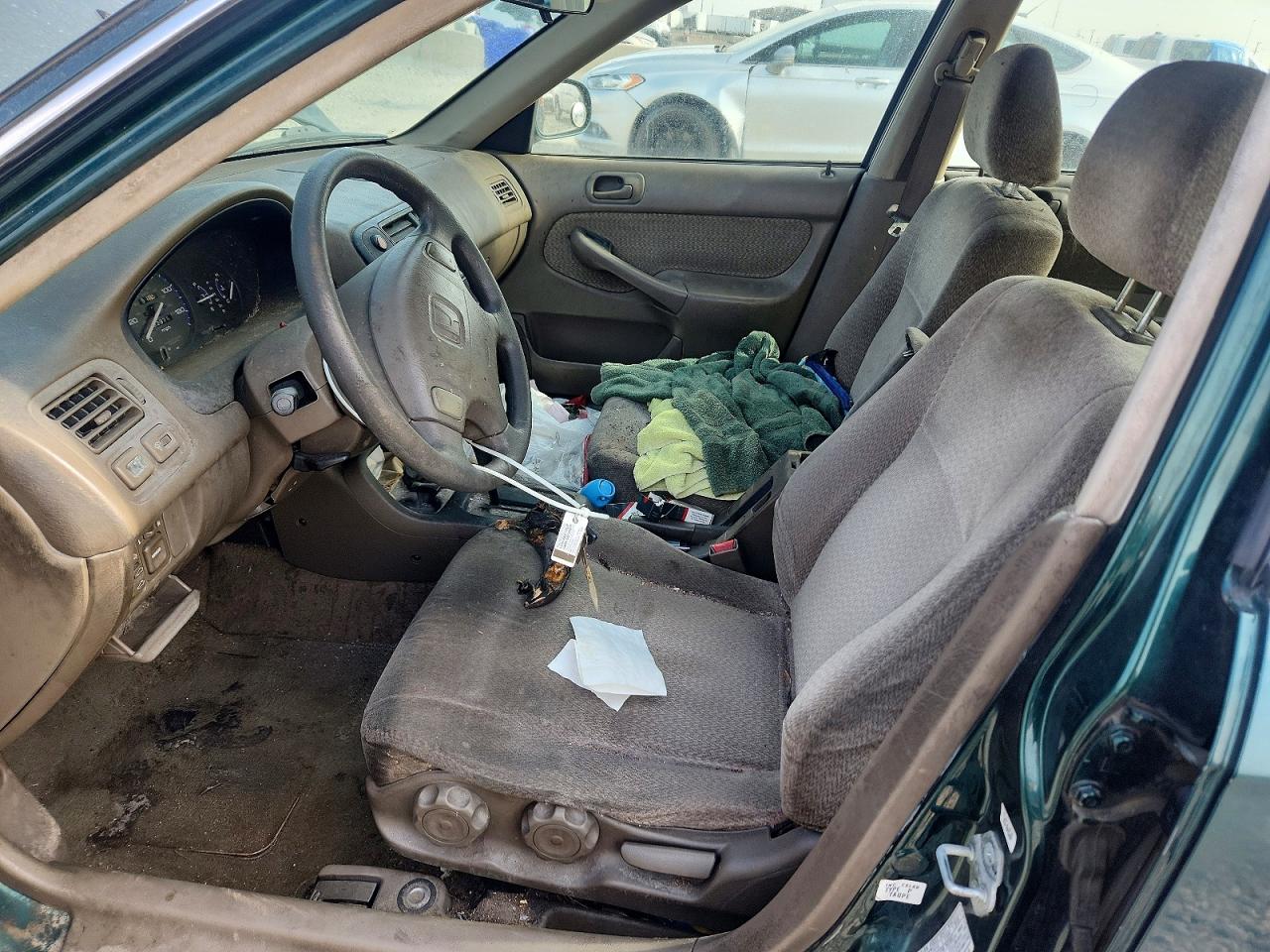 2000 Honda Civic Ex Green vin: JHMEJ8643YS000651